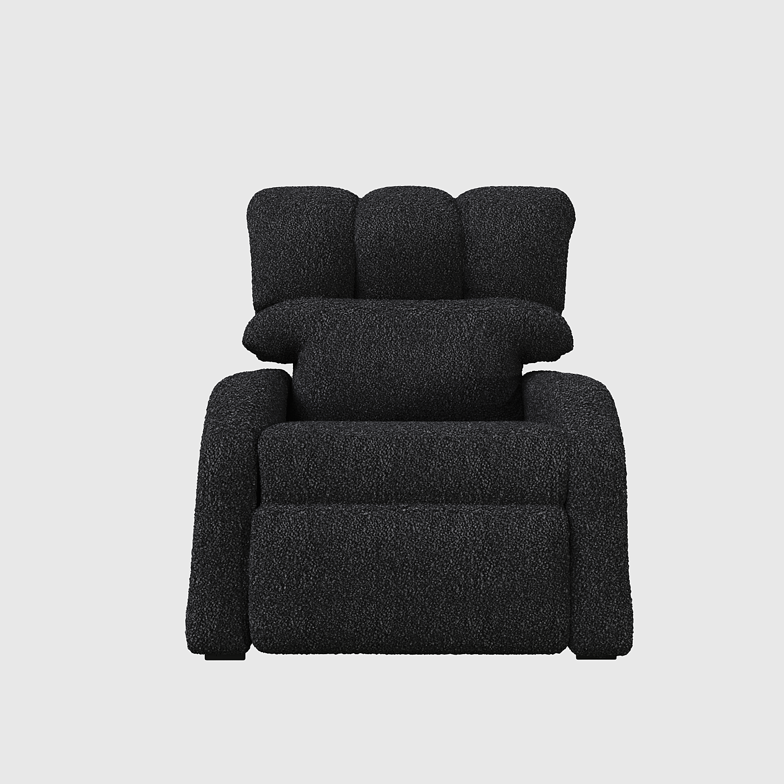 Reposet Madrid – Sillón Reclinable Tapizado en Bouclé, Diseño Moderno y Cómodo