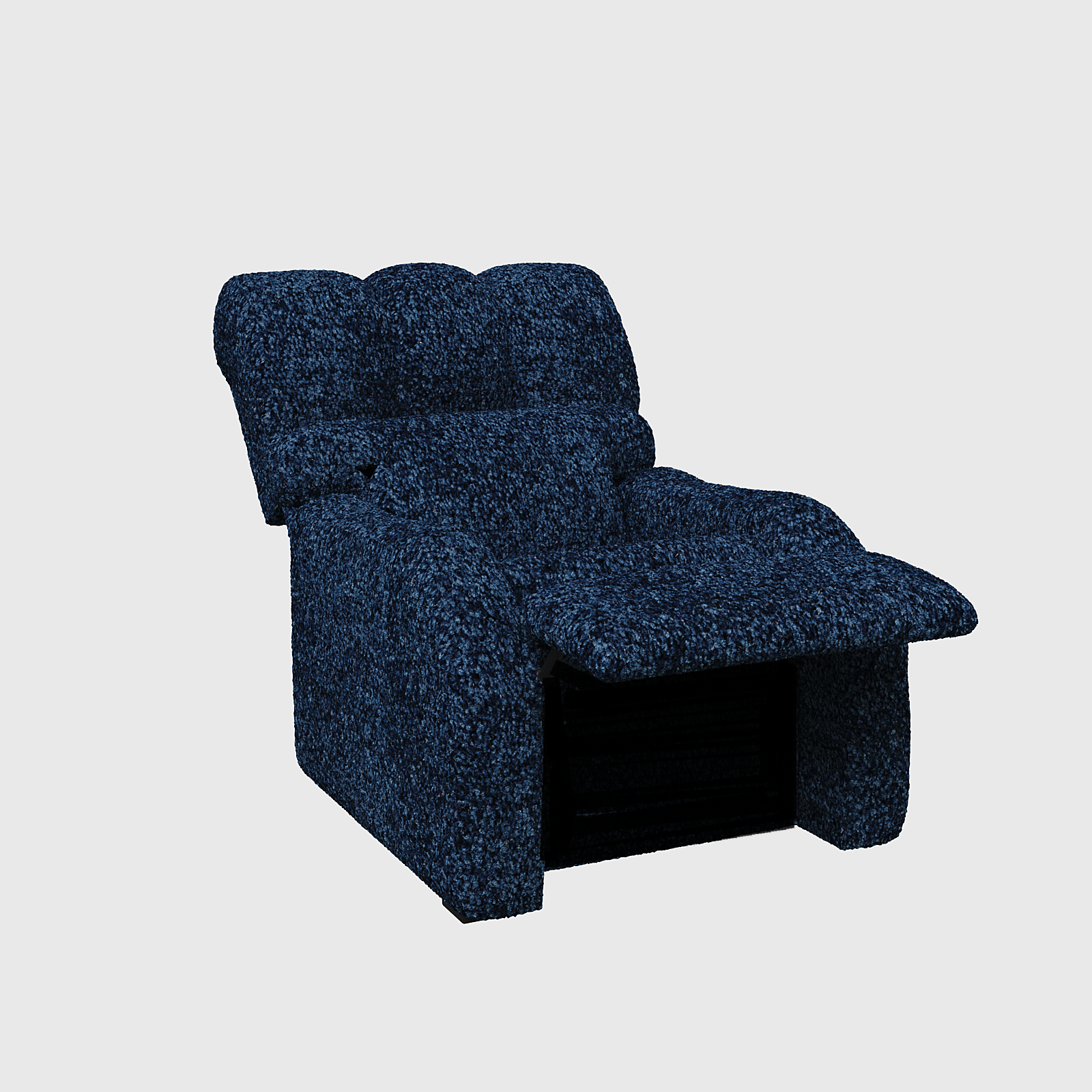 Reposet Madrid – Sillón Reclinable Tapizado en Bouclé, Diseño Moderno y Cómodo