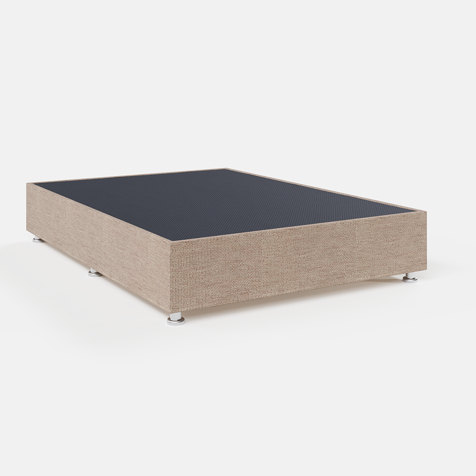 Base Box Luján  Matrimonial – Tapizada en Linato o Terciopelo para Cama