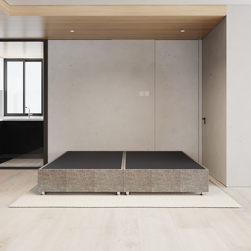 Base Box Luján  King Size – Tapizada en Linato o Terciopelo para Cama
