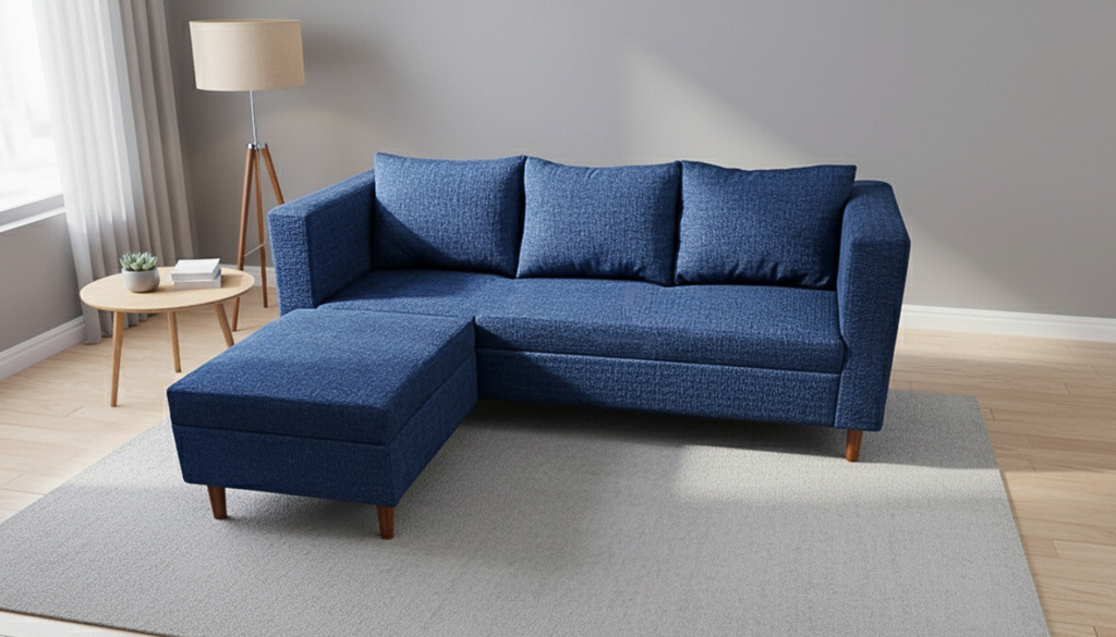 Sala Esquinera En L Sillón Roma | Sofá + Ottoman