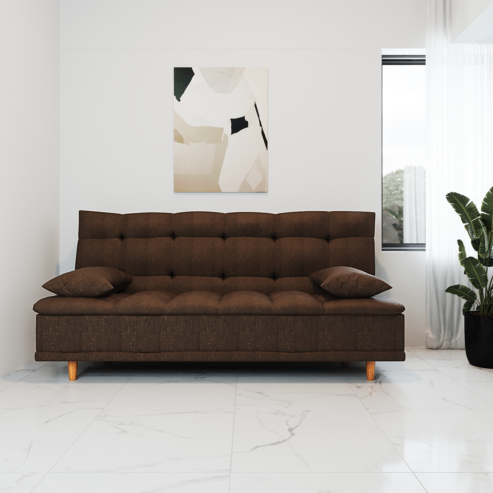 Sofá Cama Reclinable Janeiro – Tapizado en Oslo, Ideal para Sala Moderna