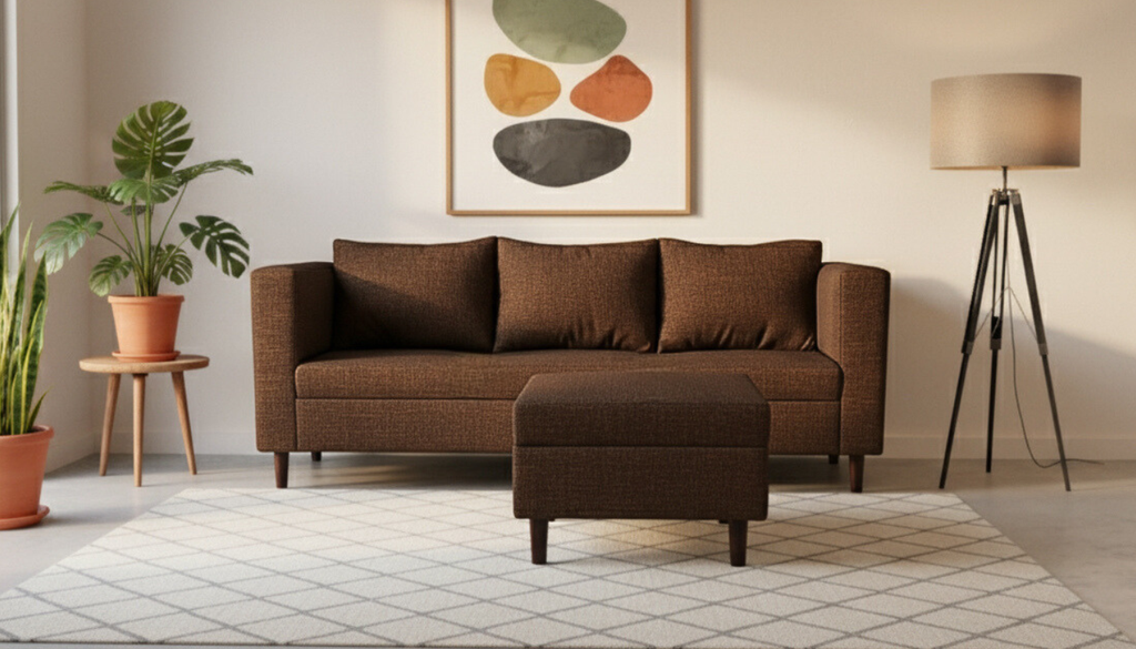 Sala Esquinera En L Sillón Roma | Sofá + Ottoman