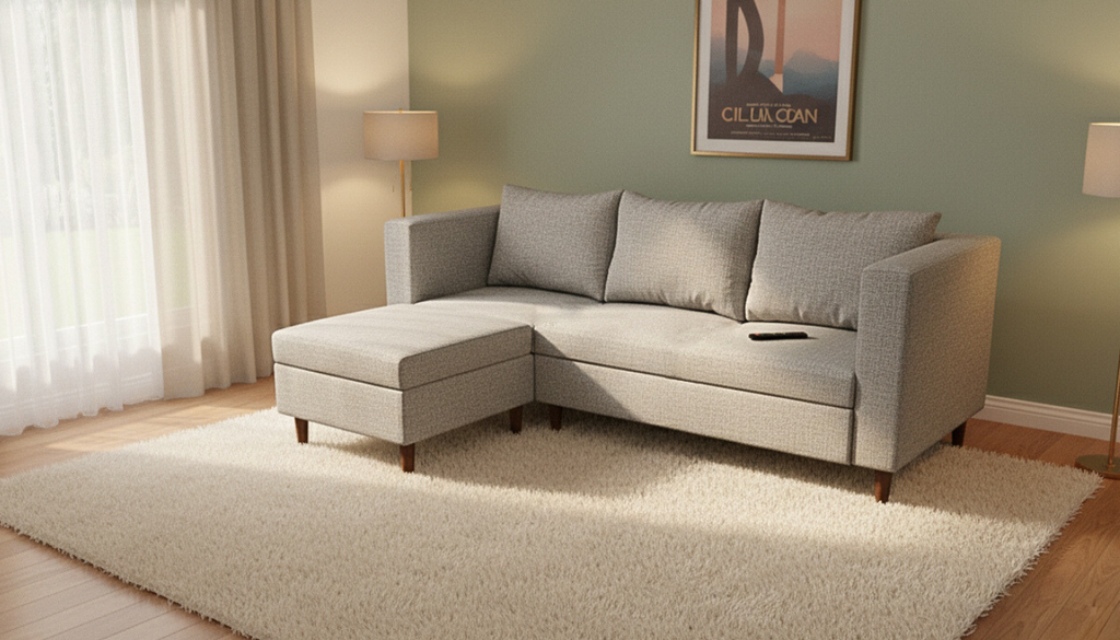 Sala Esquinera En L Sillón Roma | Sofá + Ottoman