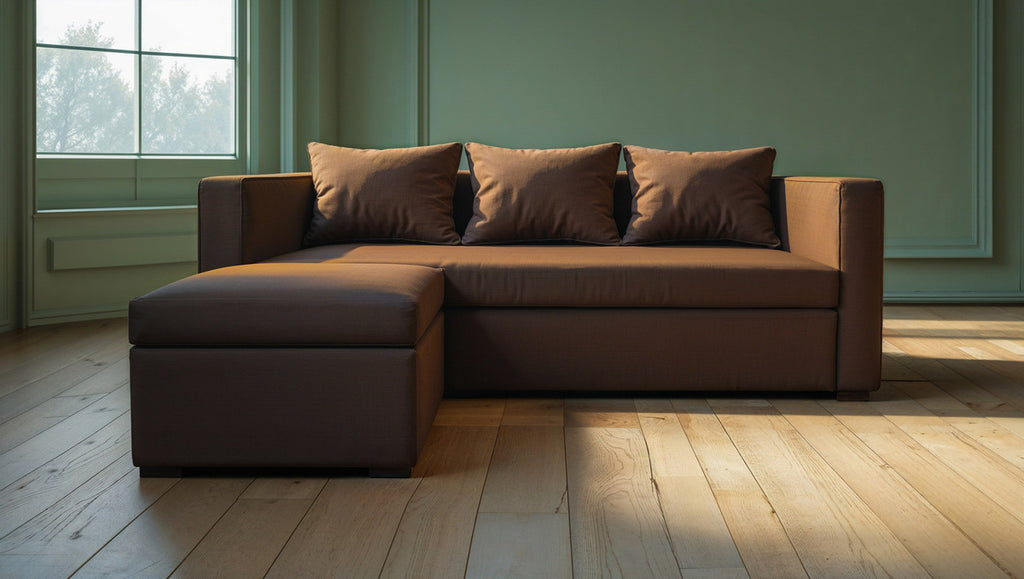 Sillón Sala Modular 2 Colima Tapiz Linato | Sofá + Taburete