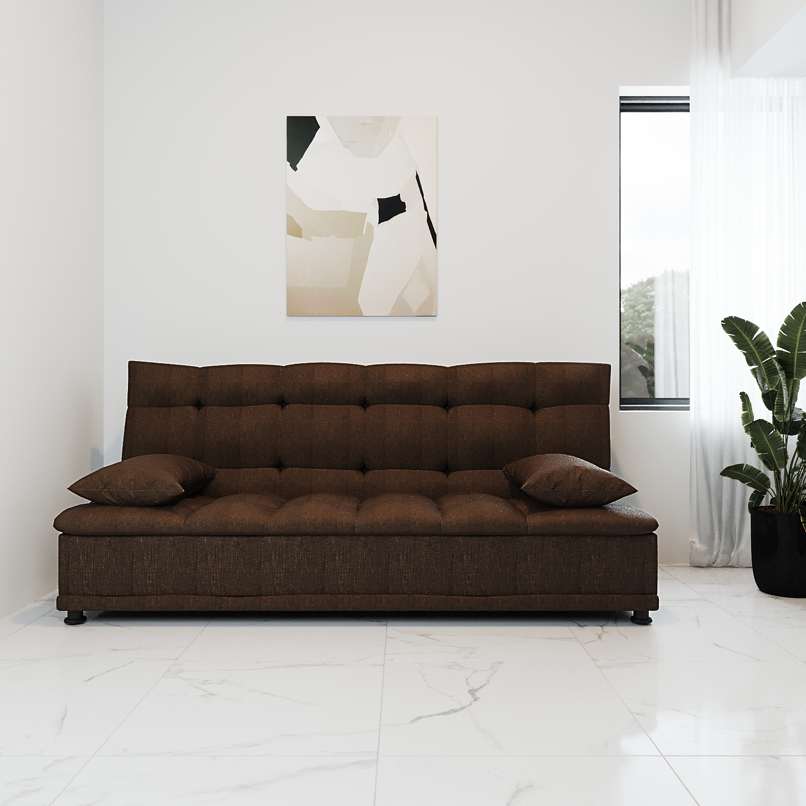 Sofá Cama Reclinable Río – Tapizado en Oslo, Ideal para Sala Moderna