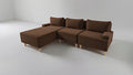 Sala Modular en L Milan | 2 Sillones + Chasise