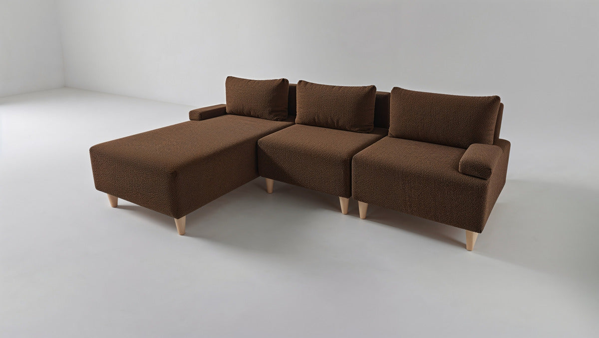 Sala Modular en L Milan | 2 Sillones + Chasise