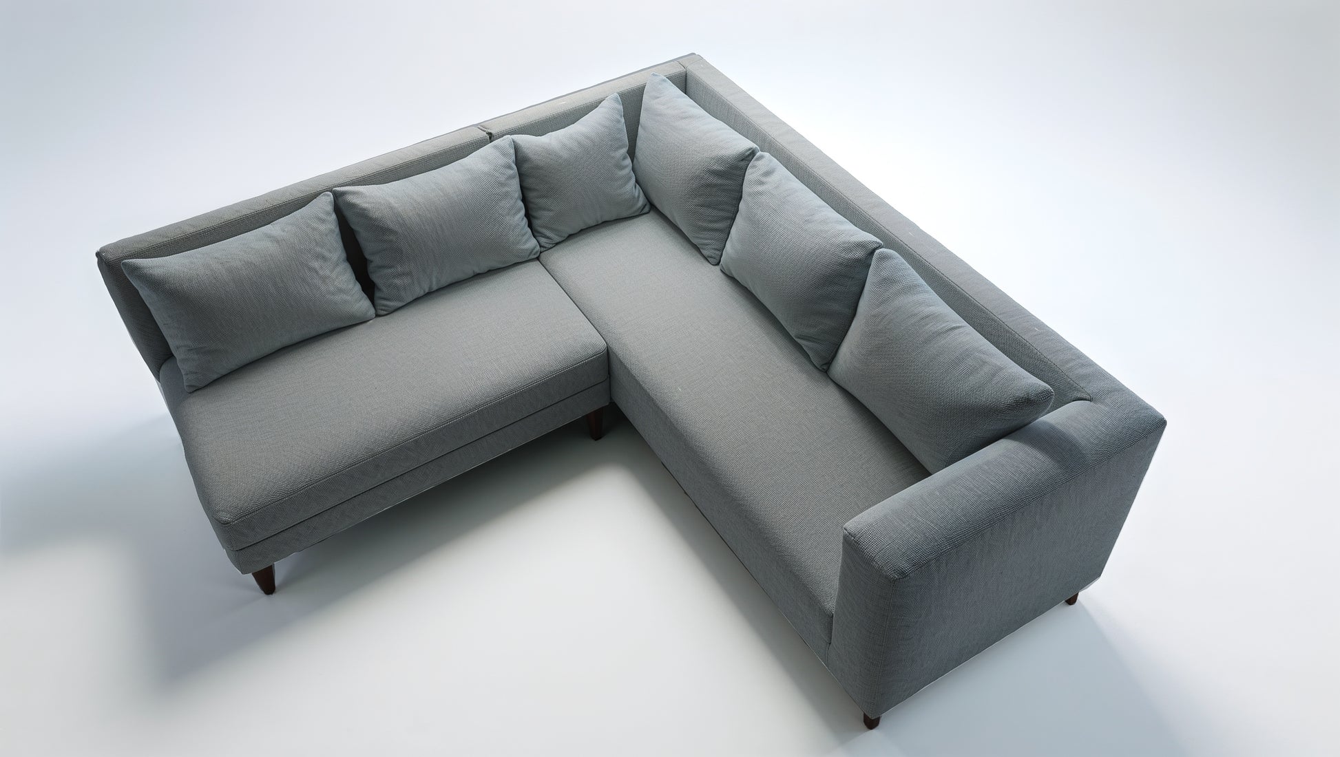 Sala Italia Moderna – Sofá + Loveseat Tapizados en Tela Razor de Tejido Suave