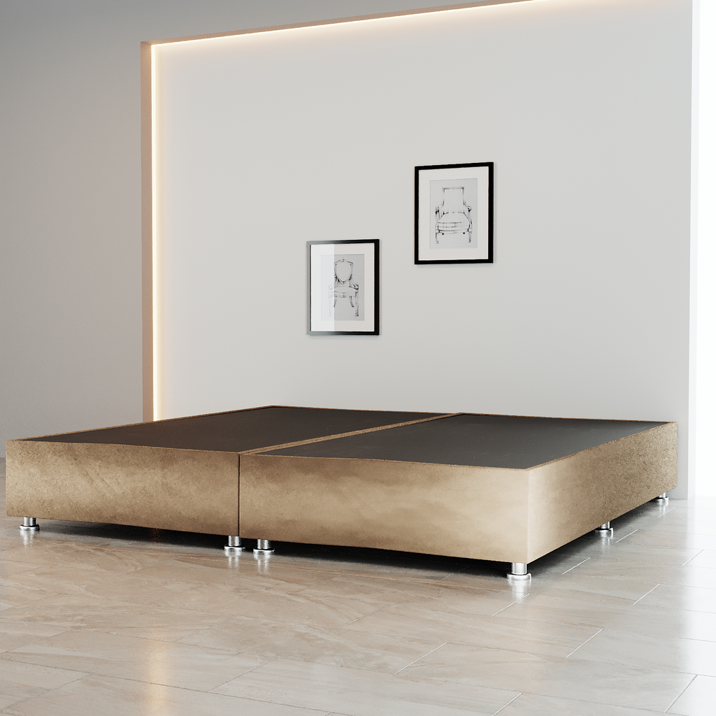 Base Box Luján  King Size – Tapizada en Linato o Terciopelo para Cama
