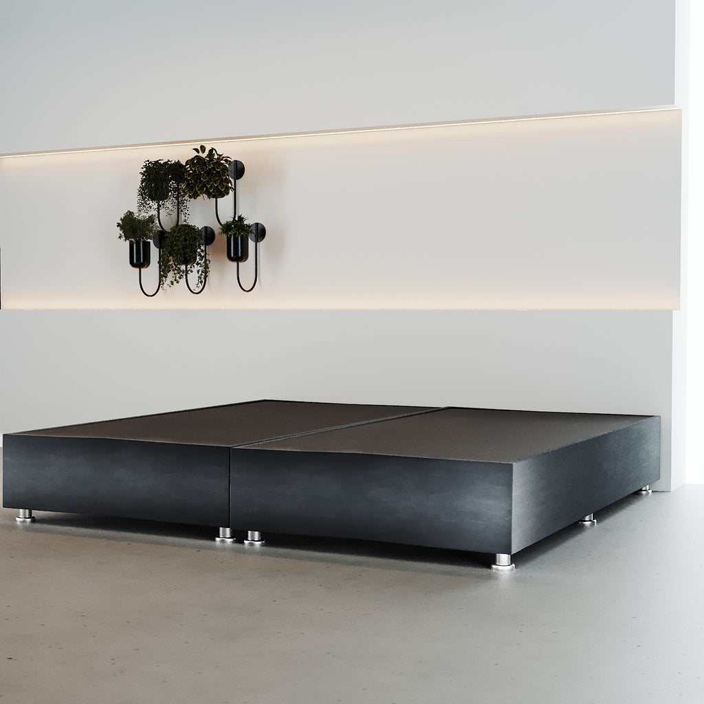 Base Box Luján  King Size – Tapizada en Linato o Terciopelo para Cama