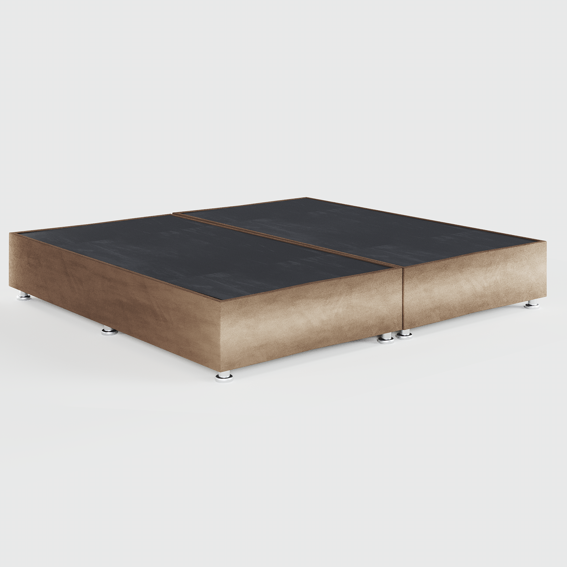 Base Box Luján  King Size – Tapizada en Linato o Terciopelo para Cama
