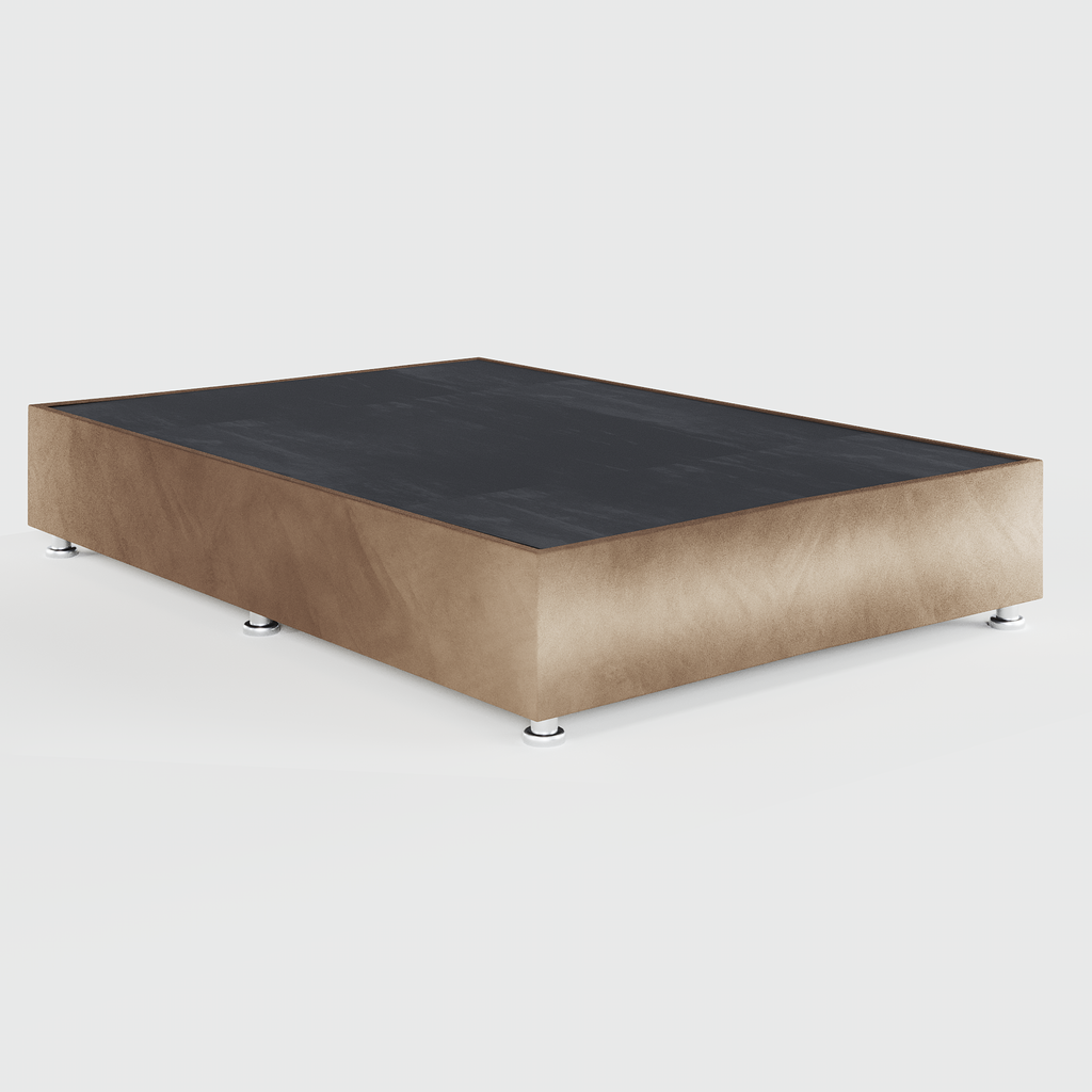 Base Box Luján  Matrimonial – Tapizada en Linato o Terciopelo para Cama