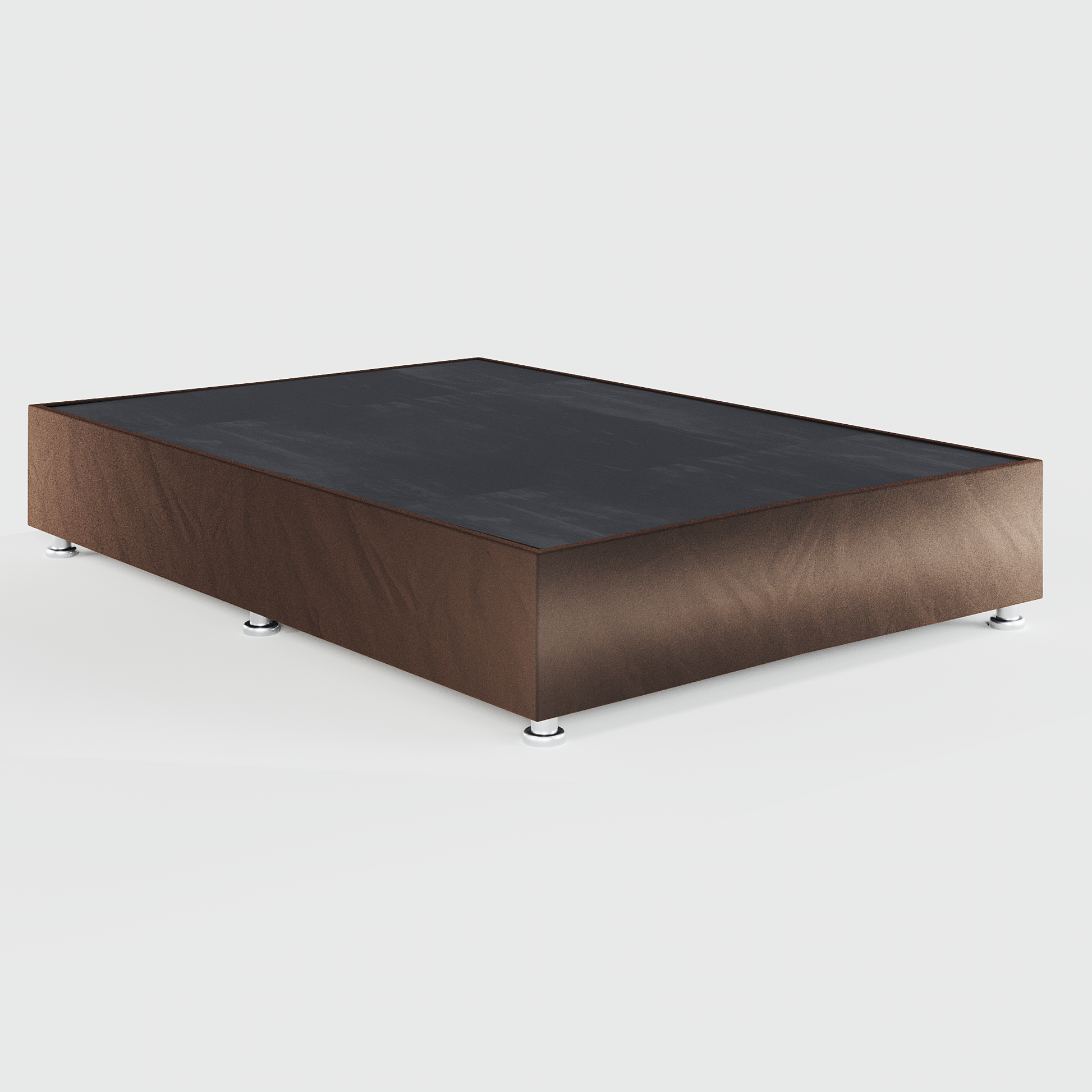 Base Box Luján  Matrimonial – Tapizada en Linato o Terciopelo para Cama