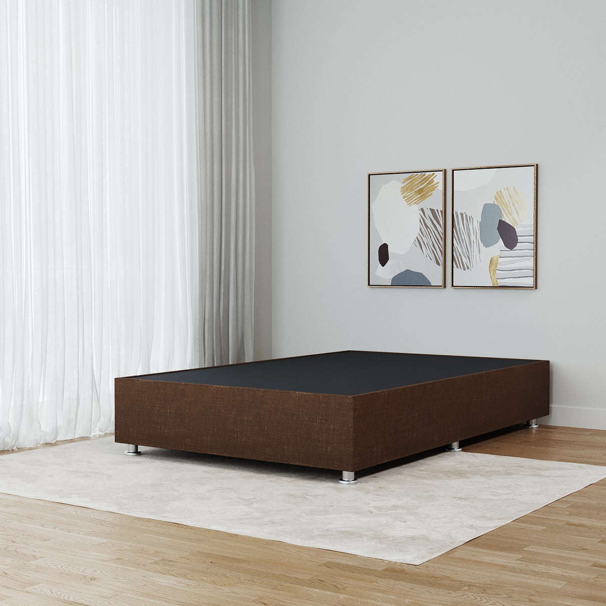 Base Cama Box para Colchon Queen Size