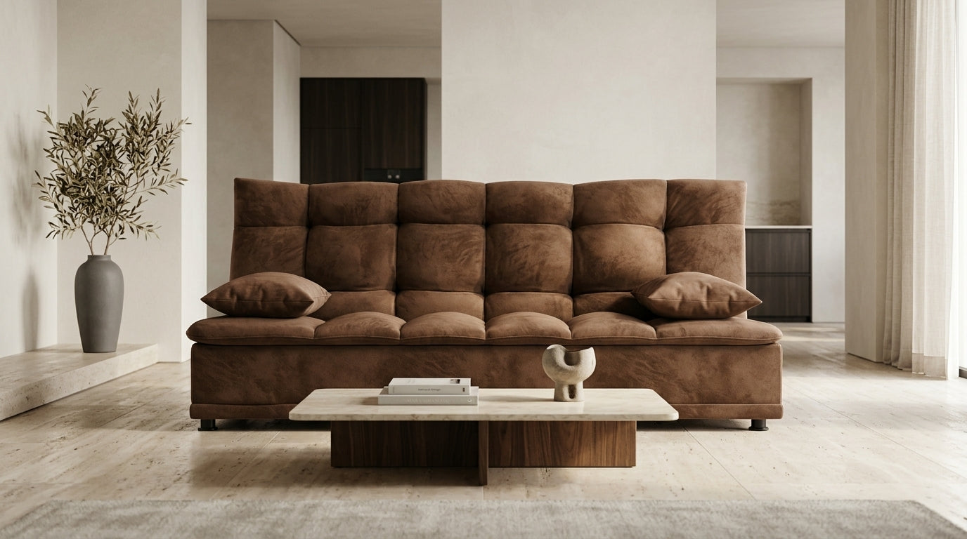 Sofá Cama Río Reclinable 3 Posiciones 3 Plazas con Cojines