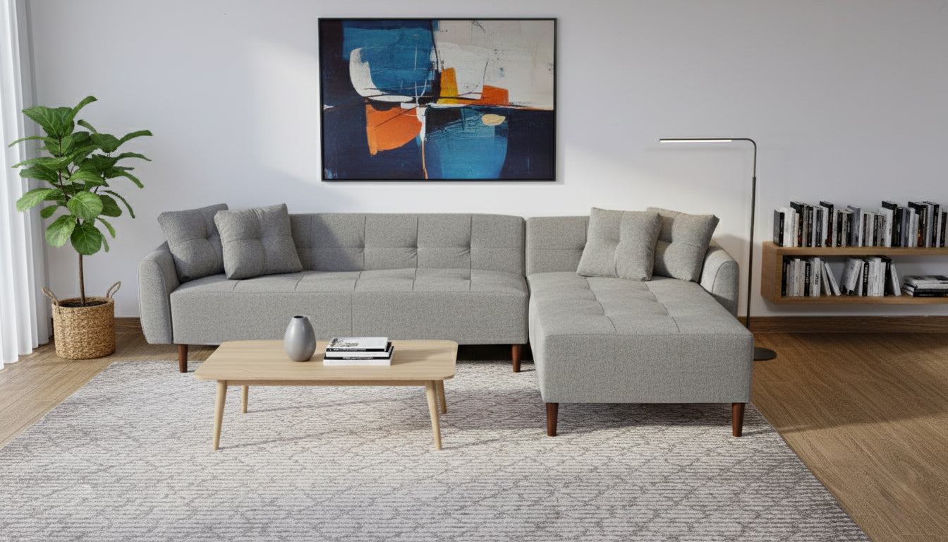 Sala  Esquinera en L California | Modular Reversible | Sofá Cama