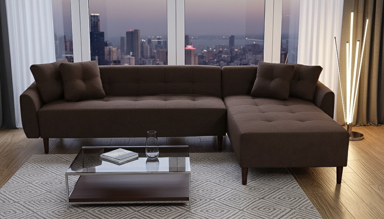 Sala  Esquinera en L California | Modular Reversible | Sofá Cama