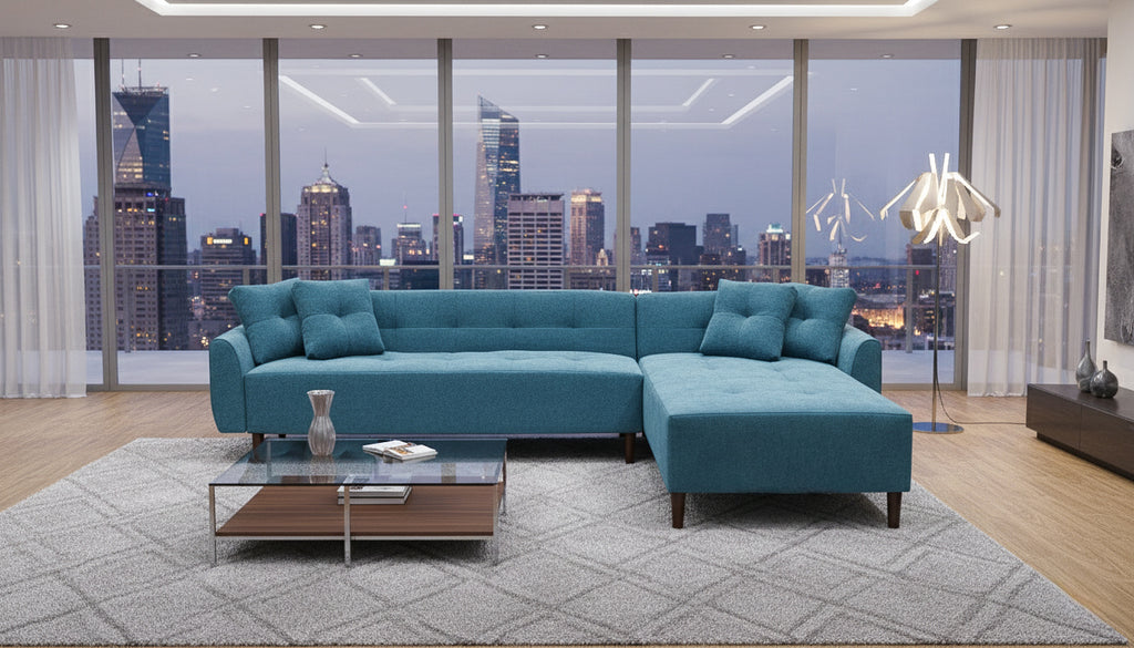 Sala  Esquinera en L California | Modular Reversible | Sofá Cama