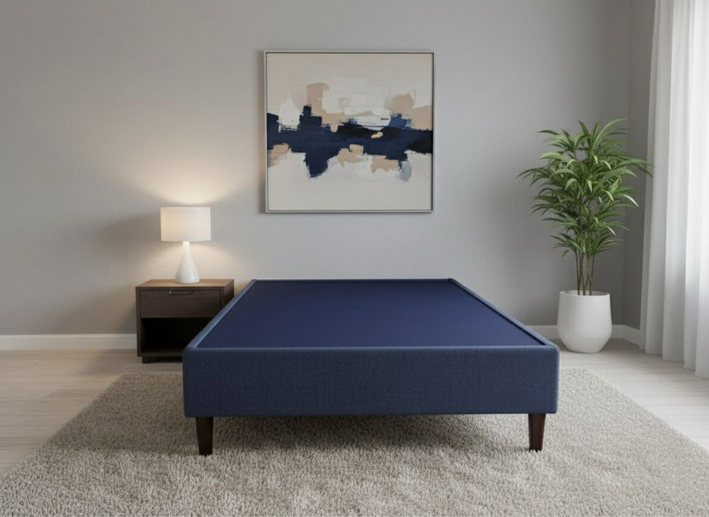 Cama Matrimonial| Box + Cabecera -  Tapiz Oslo