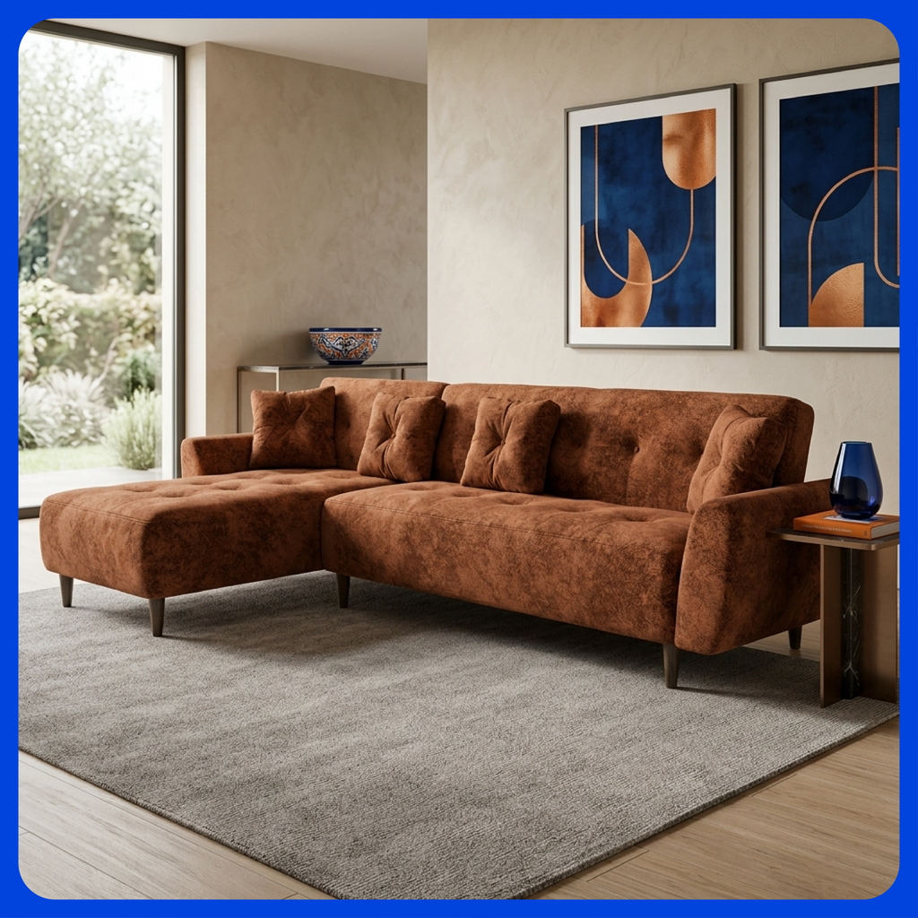 Sala Esquinera California Sofá Cama Reclinable Queen Size