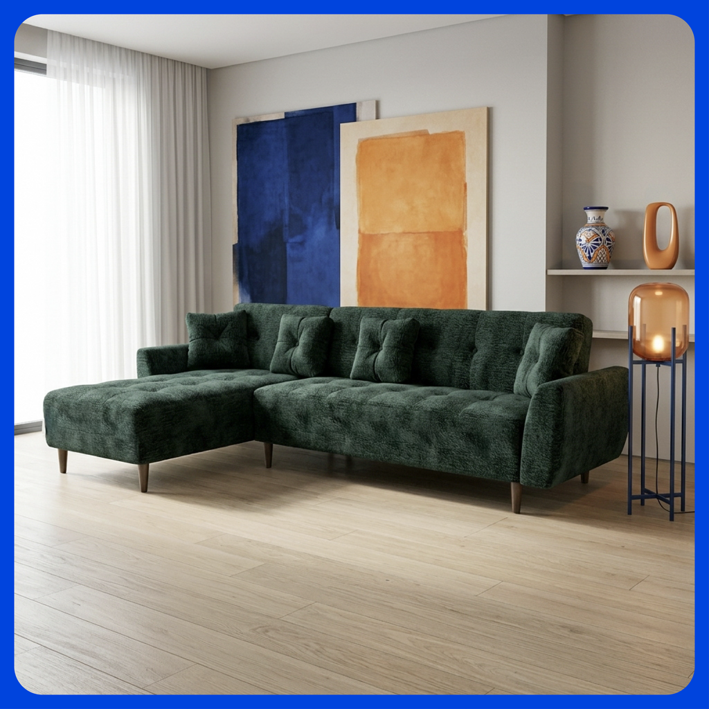 Sala Esquinera California Sofá Cama Reclinable Queen Size