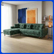 Sala Esquinera California Sofá Cama Reclinable Queen Size