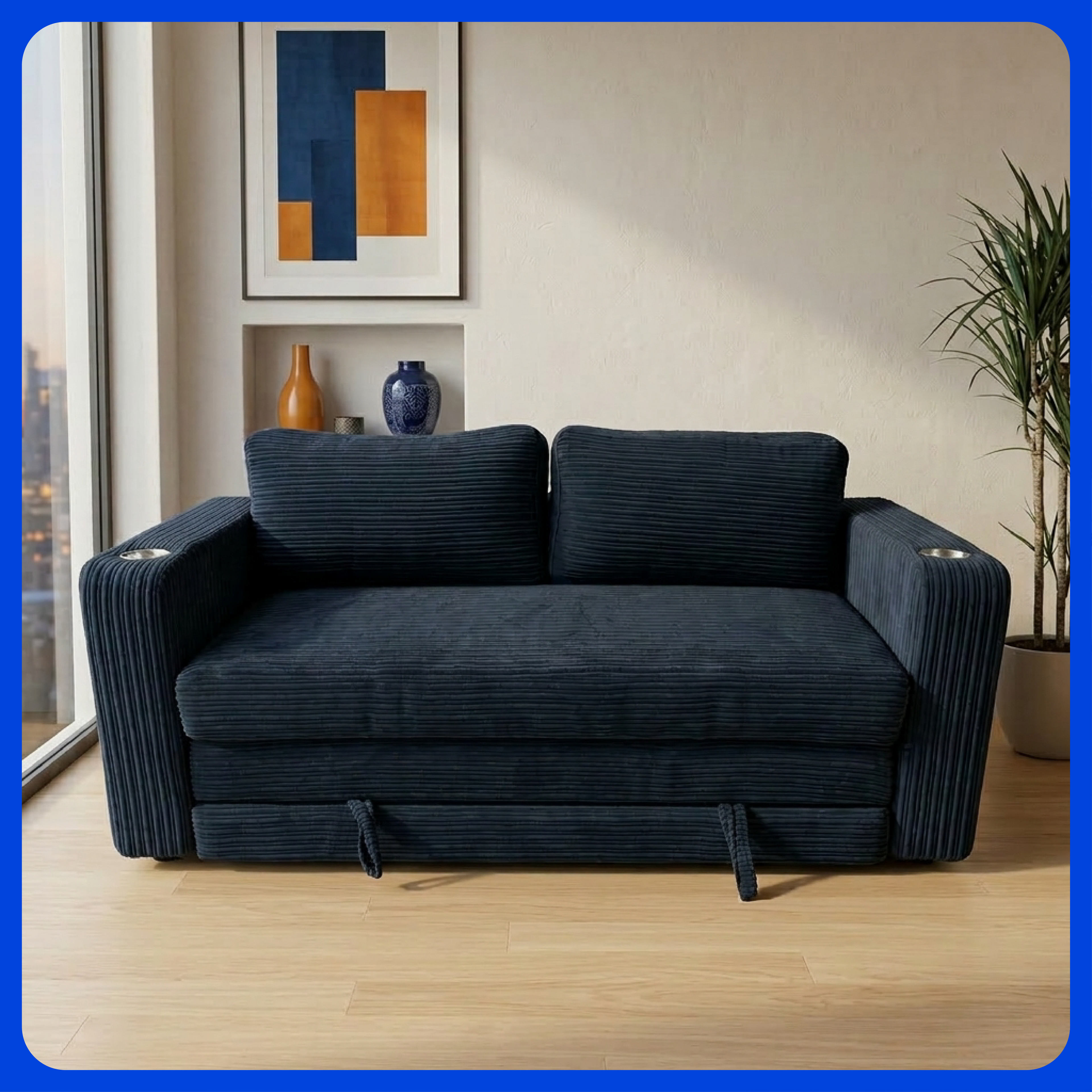 Sofá Cama Cannes Queen Size Reclinable 5 Posiciones