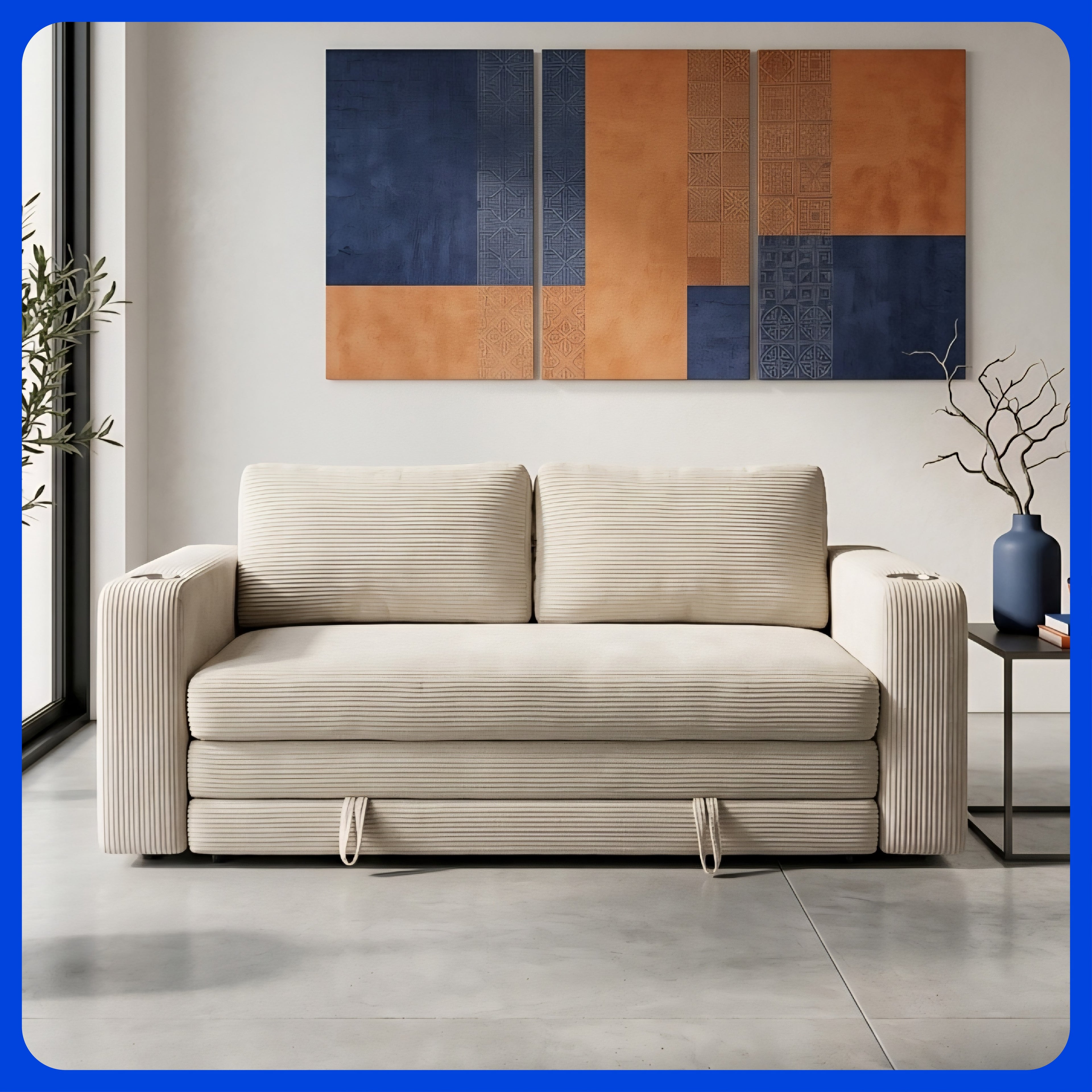 Sofá Cama Cannes Queen Size Reclinable 5 Posiciones