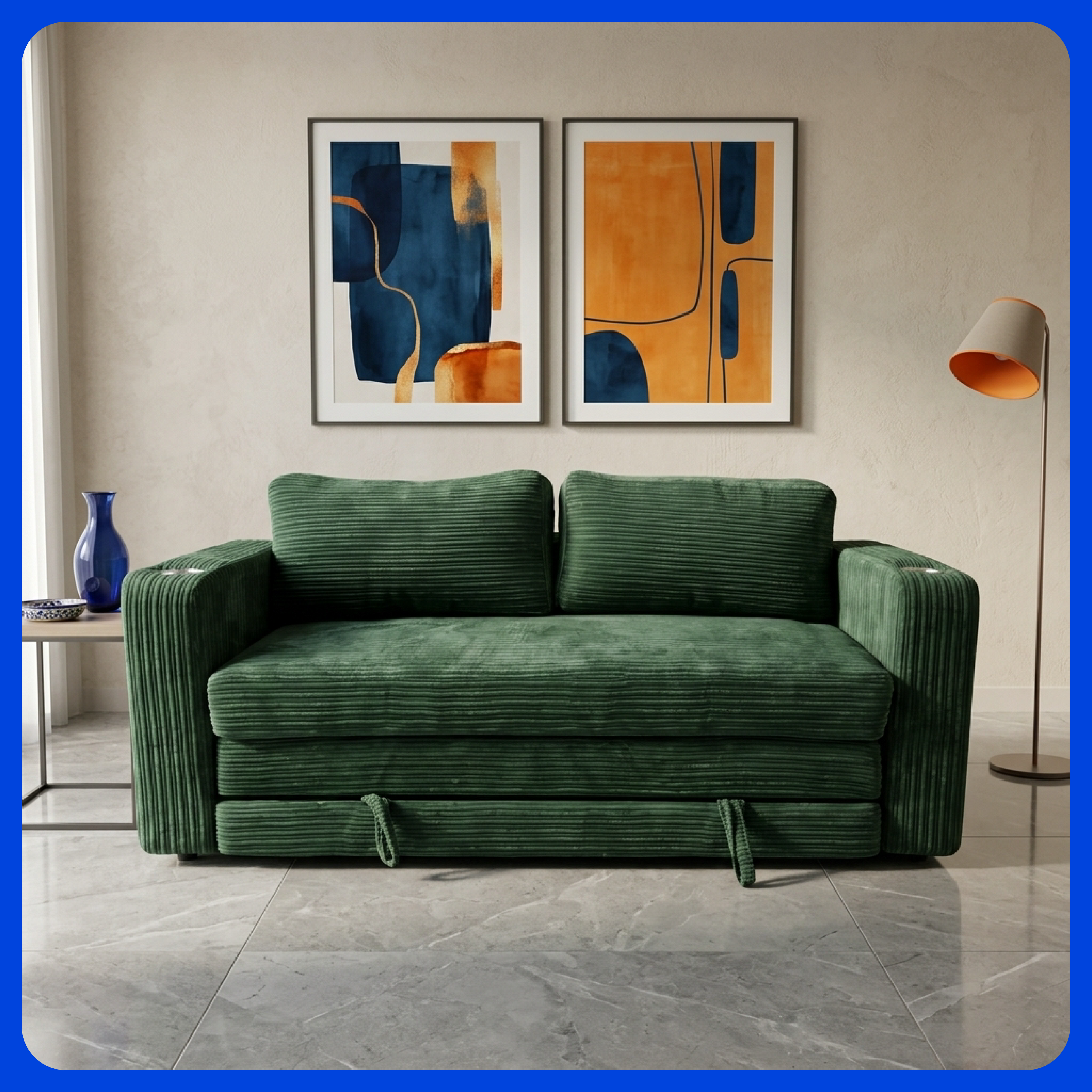 Sofá Cama Cannes Queen Size Reclinable 5 Posiciones