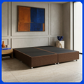 Base Cama Box Luján King Size Resistente y Silenciosa Tapiz Lino