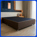 Base Cama Box Luján Queen Size Resistente y Silenciosa Tapiz Lino