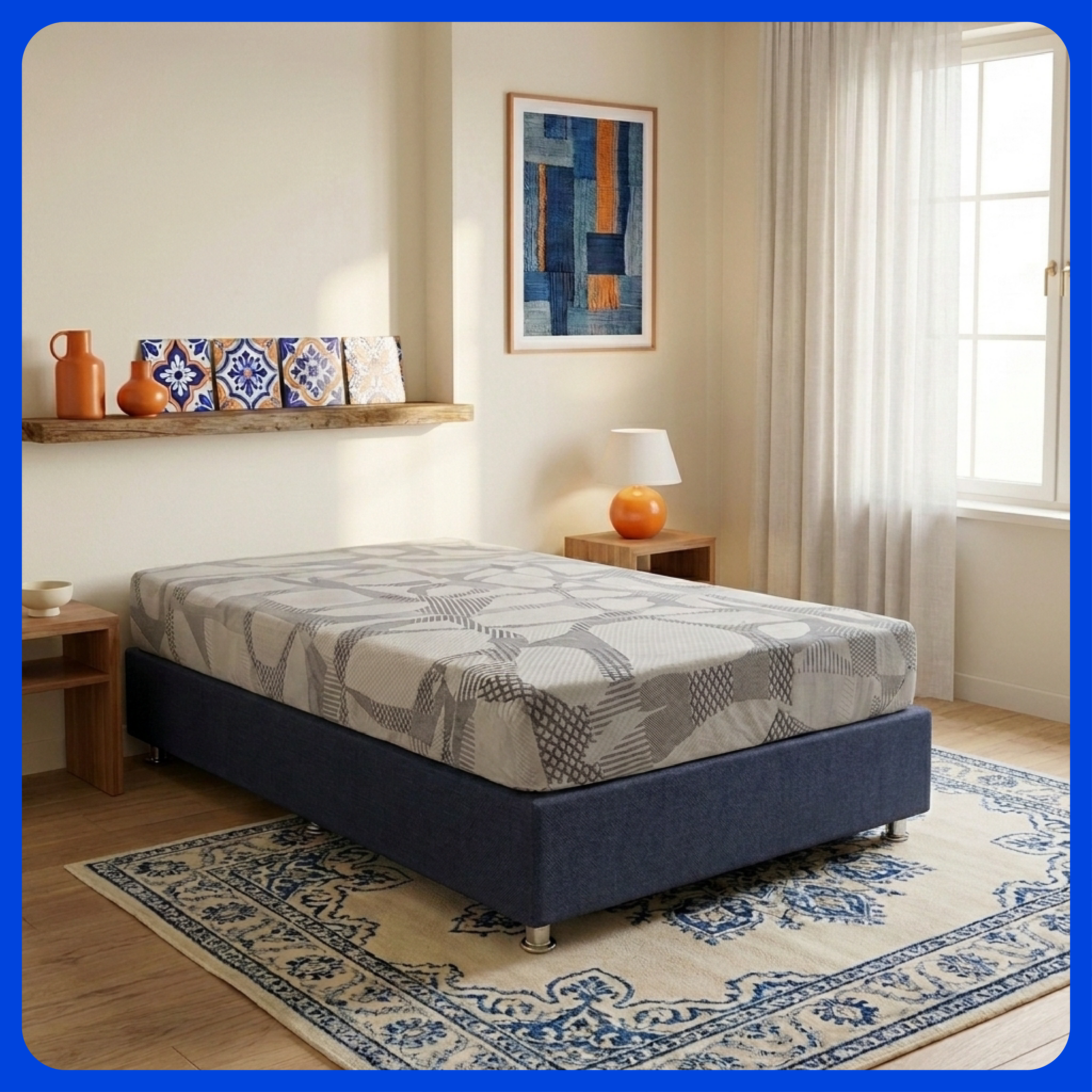 Colchón Restonic Individual Memory Foam Enrollado al Vacío