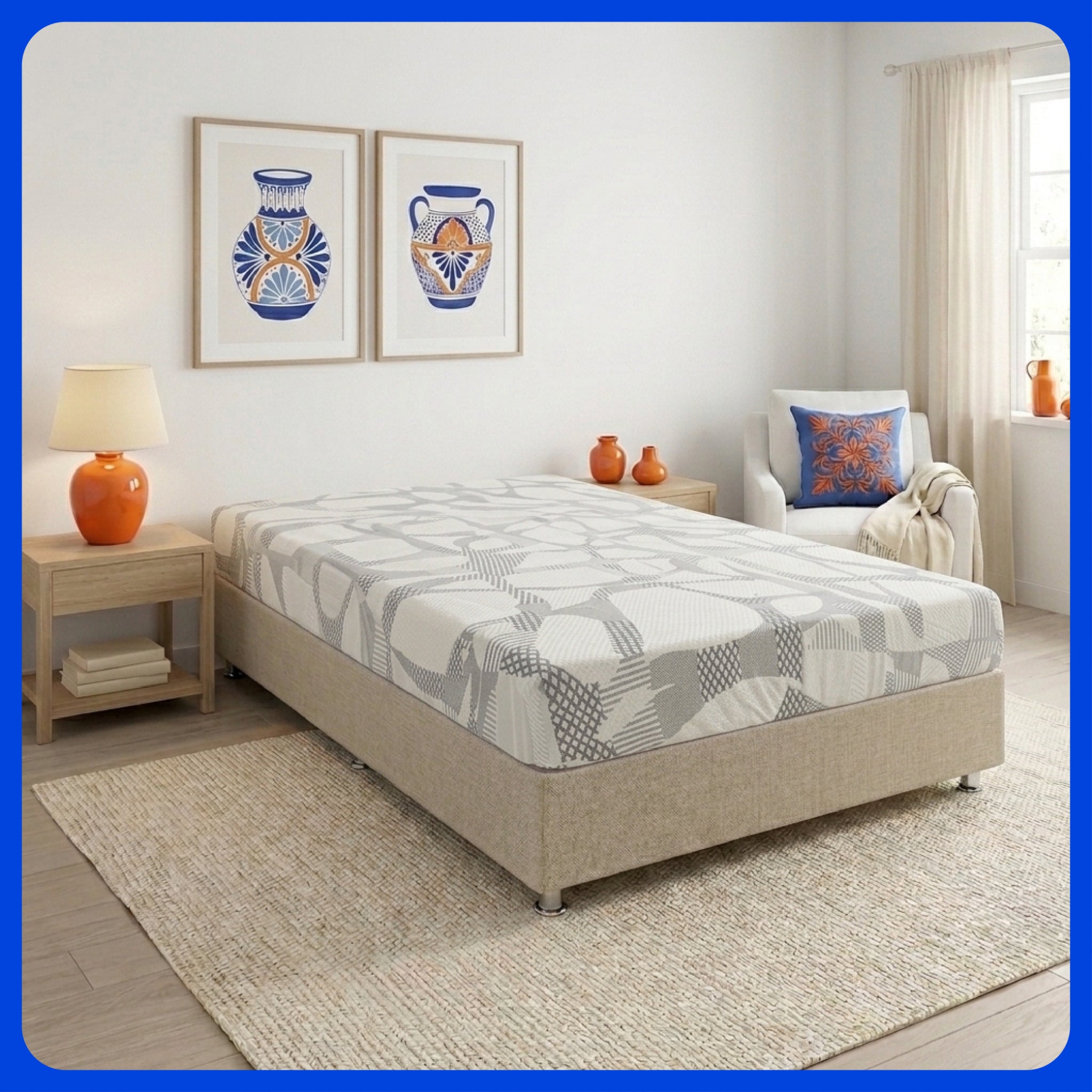 Colchón Restonic Matrimonial Memory Foam Enrollado al Vacío
