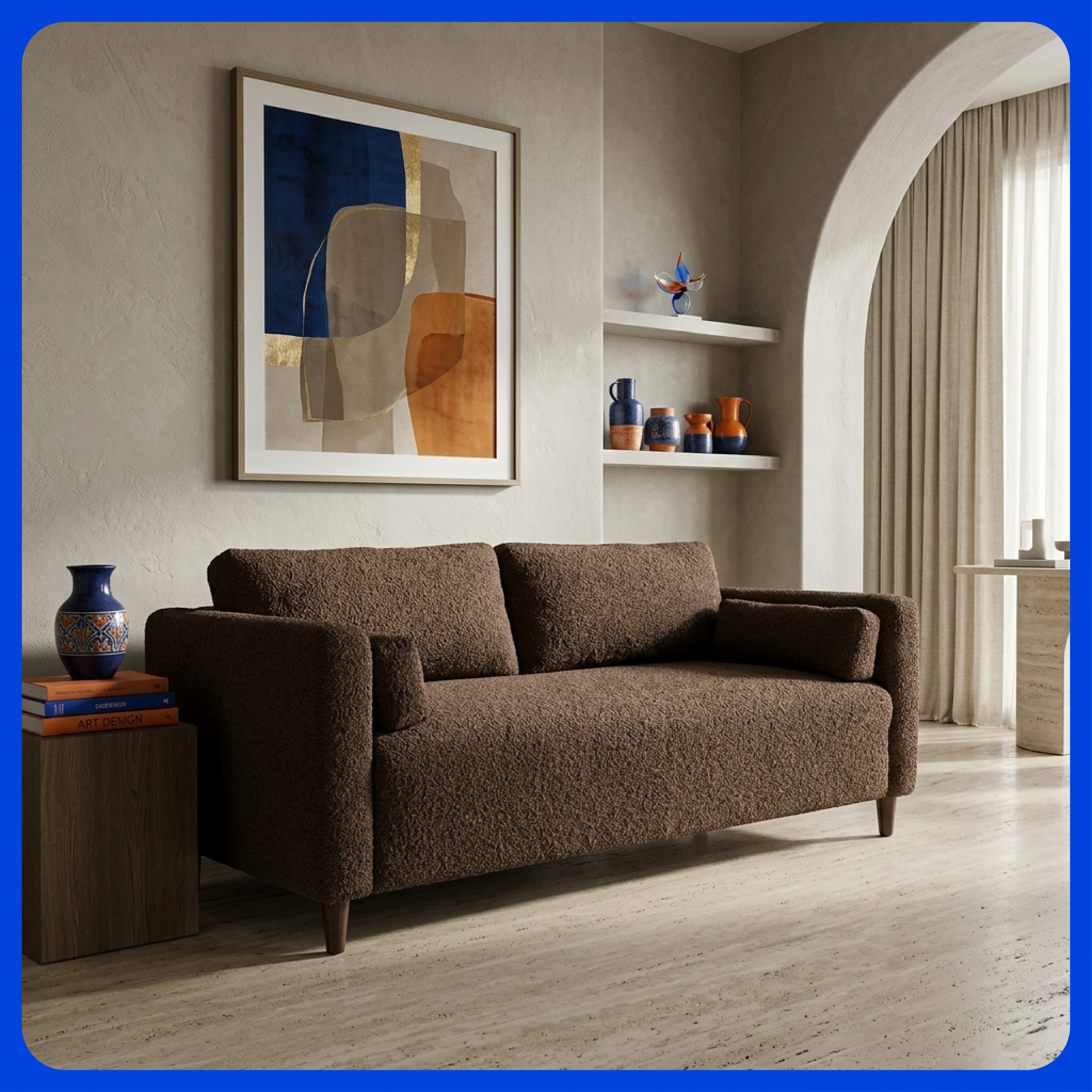 Sofá Sienna 3 Plazas Moderno y Elegante