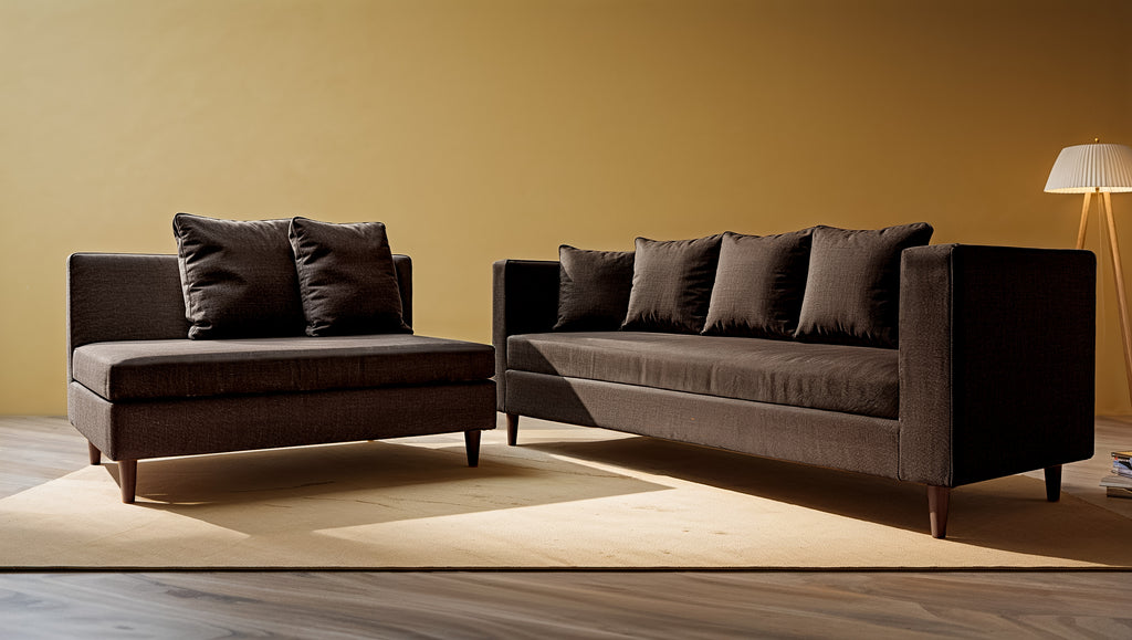 Sala Esquinera en L Italia | Sofá Modular + Loveseat Reversible